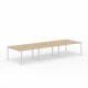 Nova U 6 Person Back to Back Bench Desk